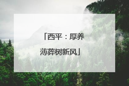 西平：厚养薄葬树新风