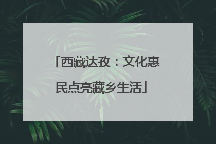 西藏达孜：文化惠民点亮藏乡生活