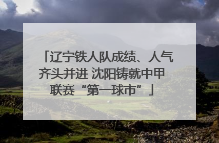 辽宁铁人队成绩、人气齐头并进 沈阳铸就中甲联赛“第一球市”