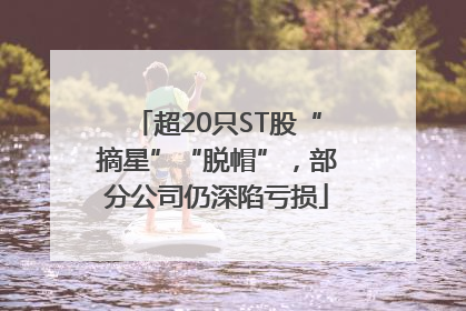 超20只ST股“摘星”“脱帽”，部分公司仍深陷亏损