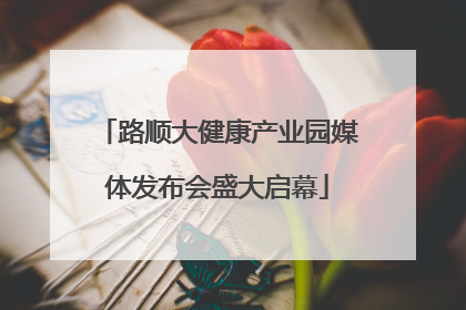 路顺大健康产业园媒体发布会盛大启幕