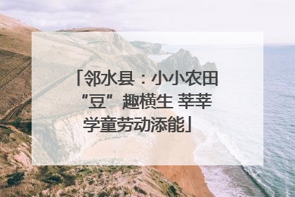 邻水县：小小农田“豆”趣横生 莘莘学童劳动添能