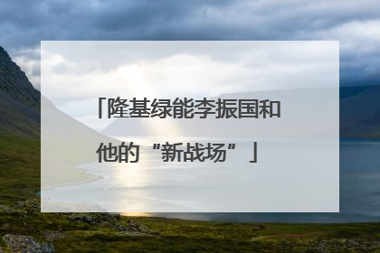 隆基绿能李振国和他的“新战场”