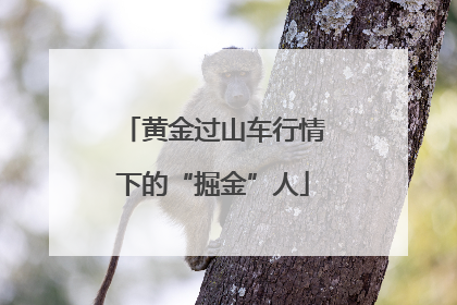 黄金过山车行情下的“掘金”人