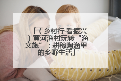 （乡村行·看振兴）黄河渔村玩转“渔文旅”：耕稼陶渔里的乡野生活