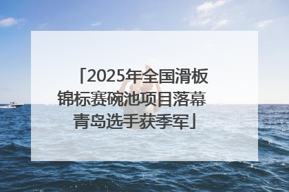 2025年全国滑板锦标赛碗池项目落幕 青岛选手获季军