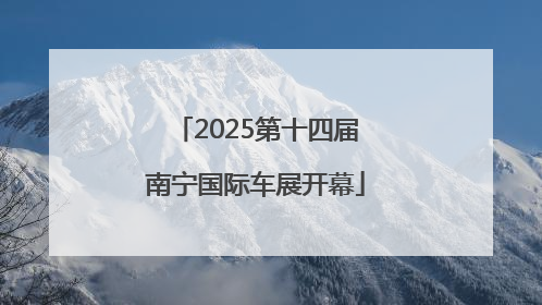 2025第十四届南宁国际车展开幕