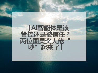 AI智能体是该管控还是被信任？两位图灵奖大佬“吵”起来了